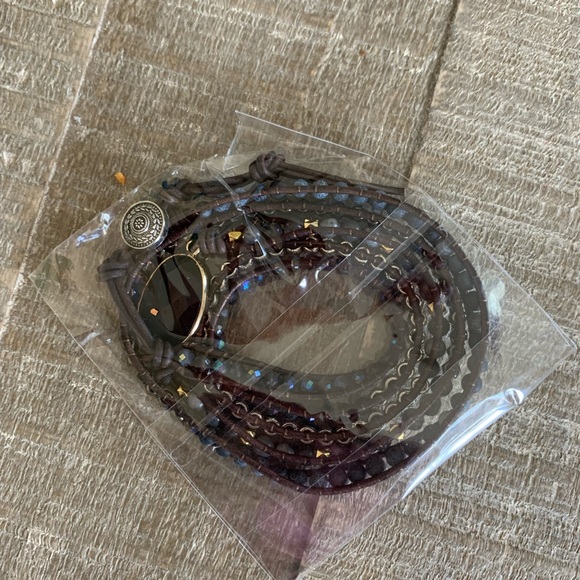 “The Midnight“ Natural Stone Wrap Bracelet - Picture 4 of 4